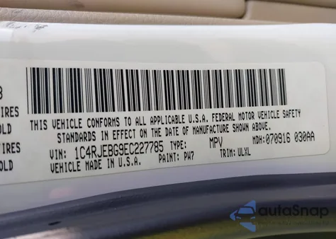 2014 Jeep Grand Cherokee Limited из США, поврежденный, VIN 1C4RJEBG9EC227785